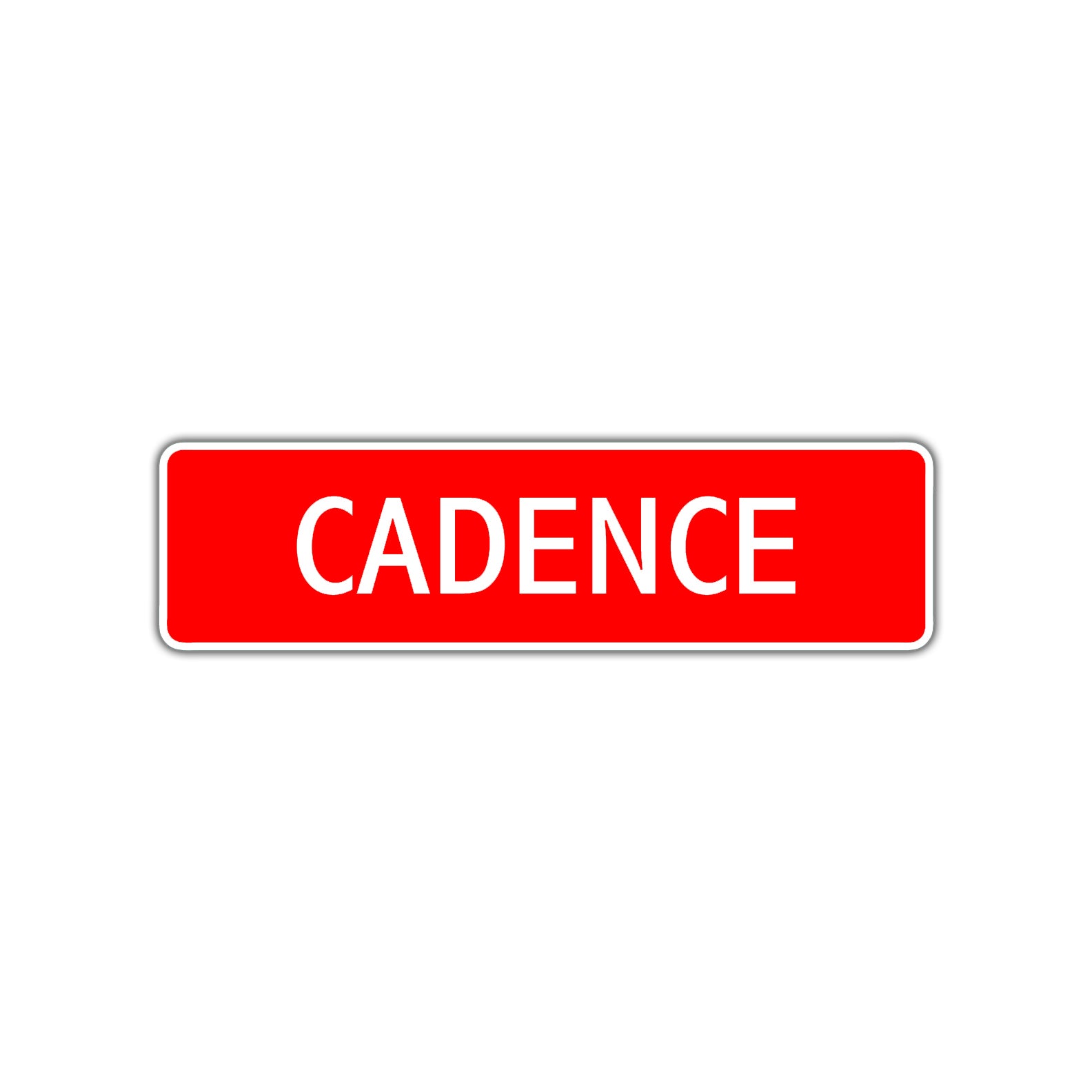 Cadence Street Sign Children Name Room Plate