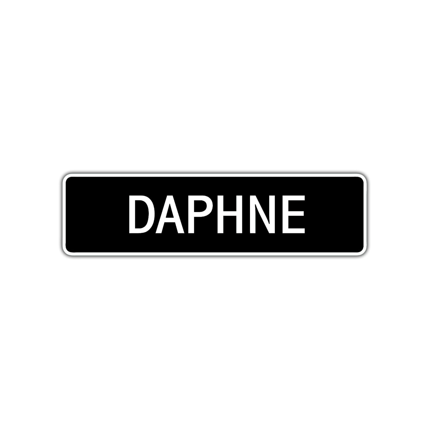 Daphne Street Metal Sign