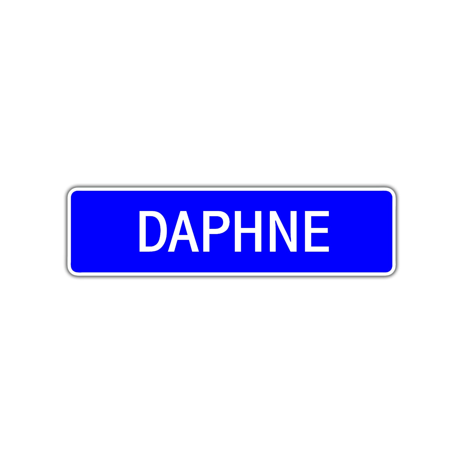 Daphne Street Metal Sign Plate