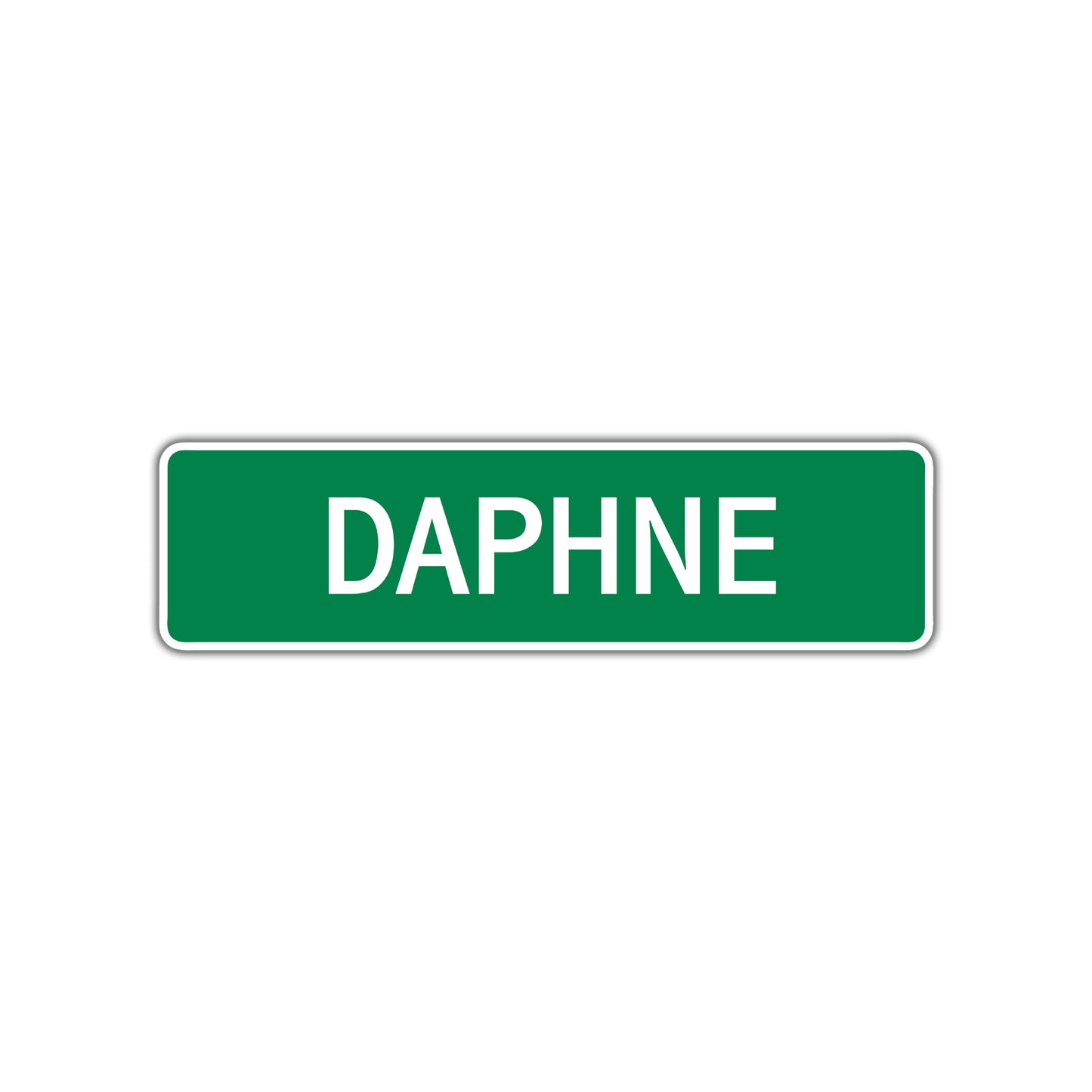 Daphne Street Sign Plate