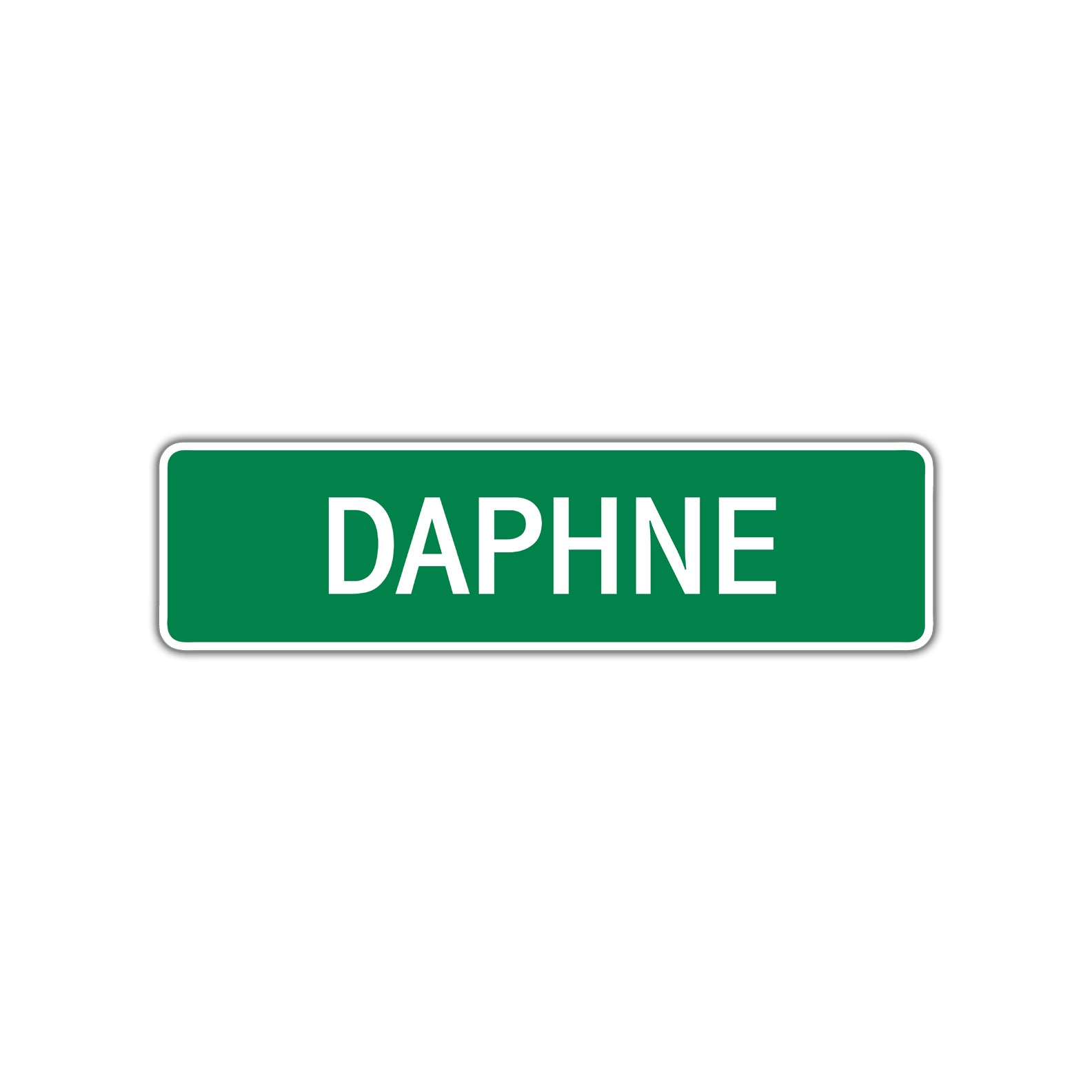 Daphne Street Sign Plate