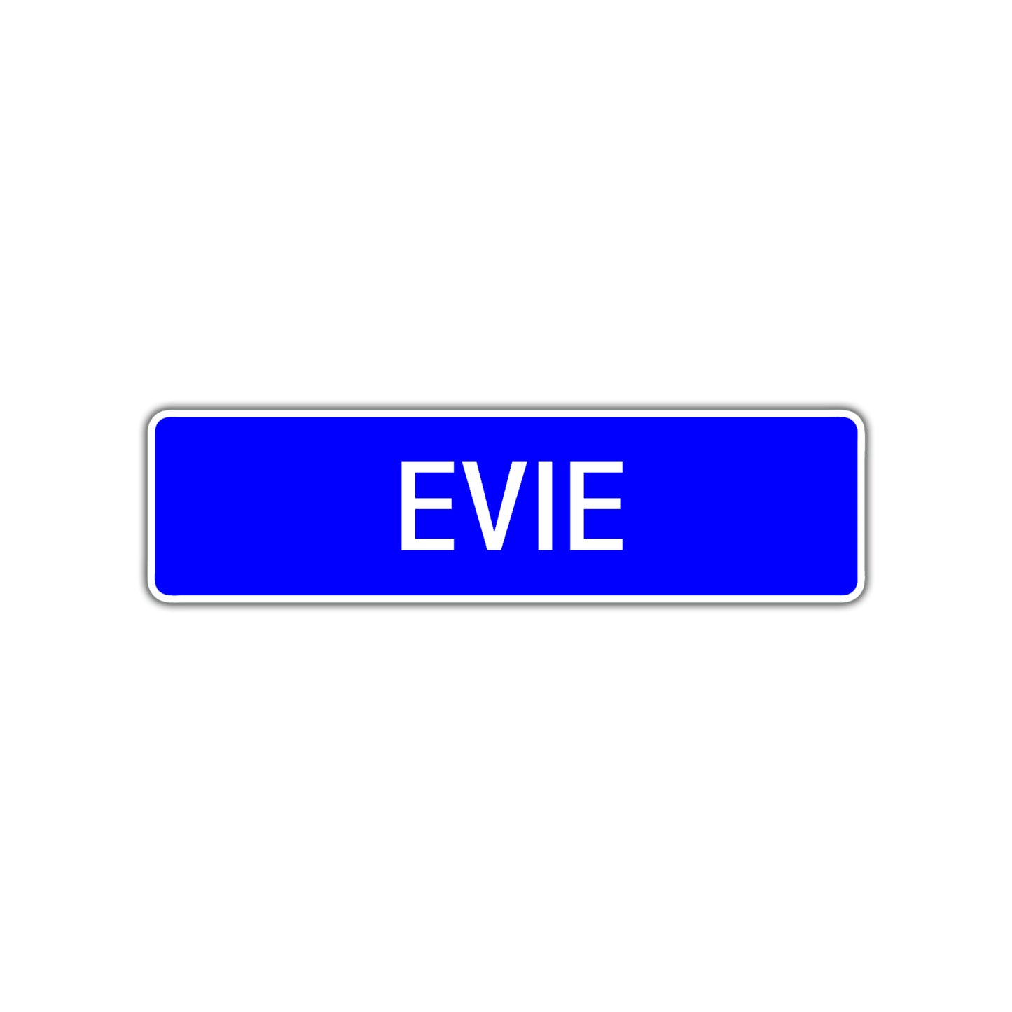 Evie Street Metal Sign Plate