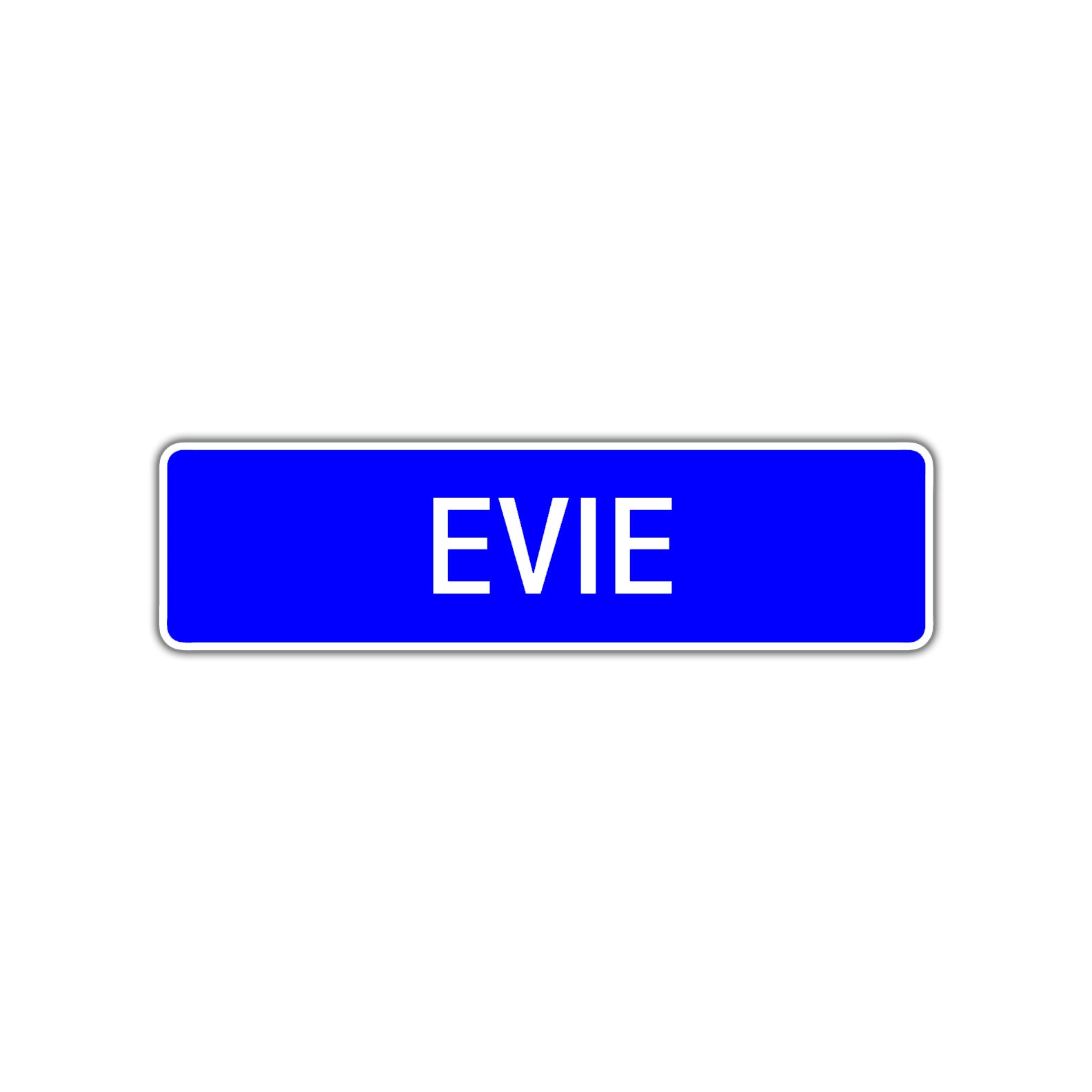 Evie Street Metal Sign Plate