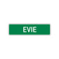 Evie Street Sign Plate