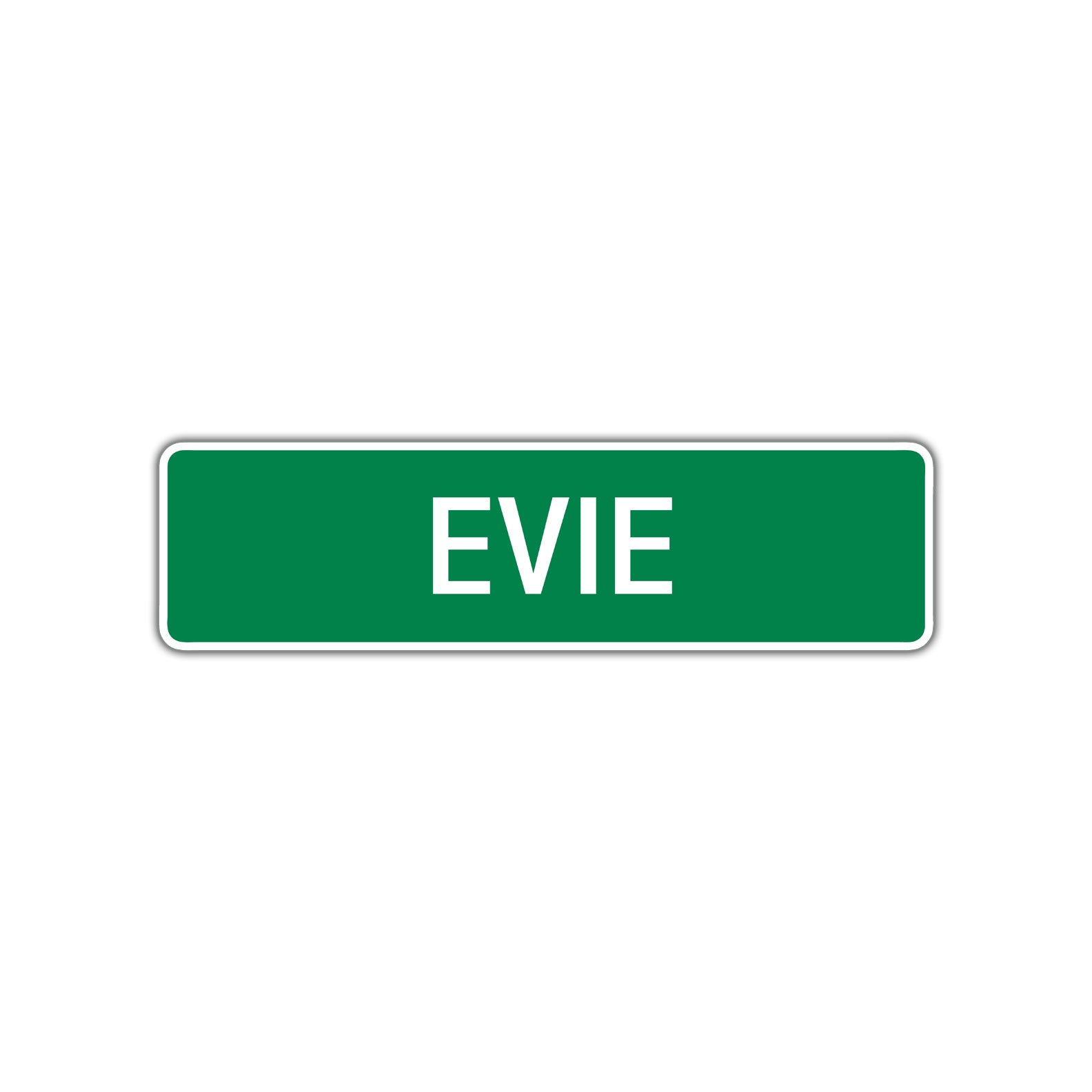 Evie Street Sign Plate