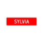 Sylvia Street Sign