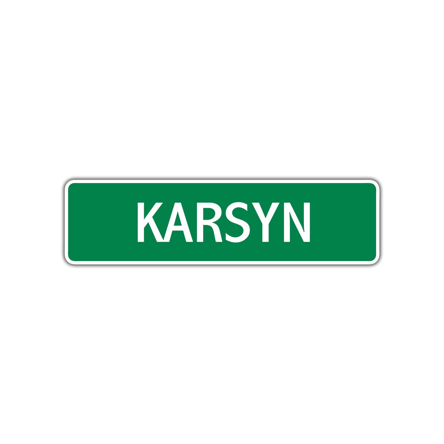 Karsyn Street Sign Plate