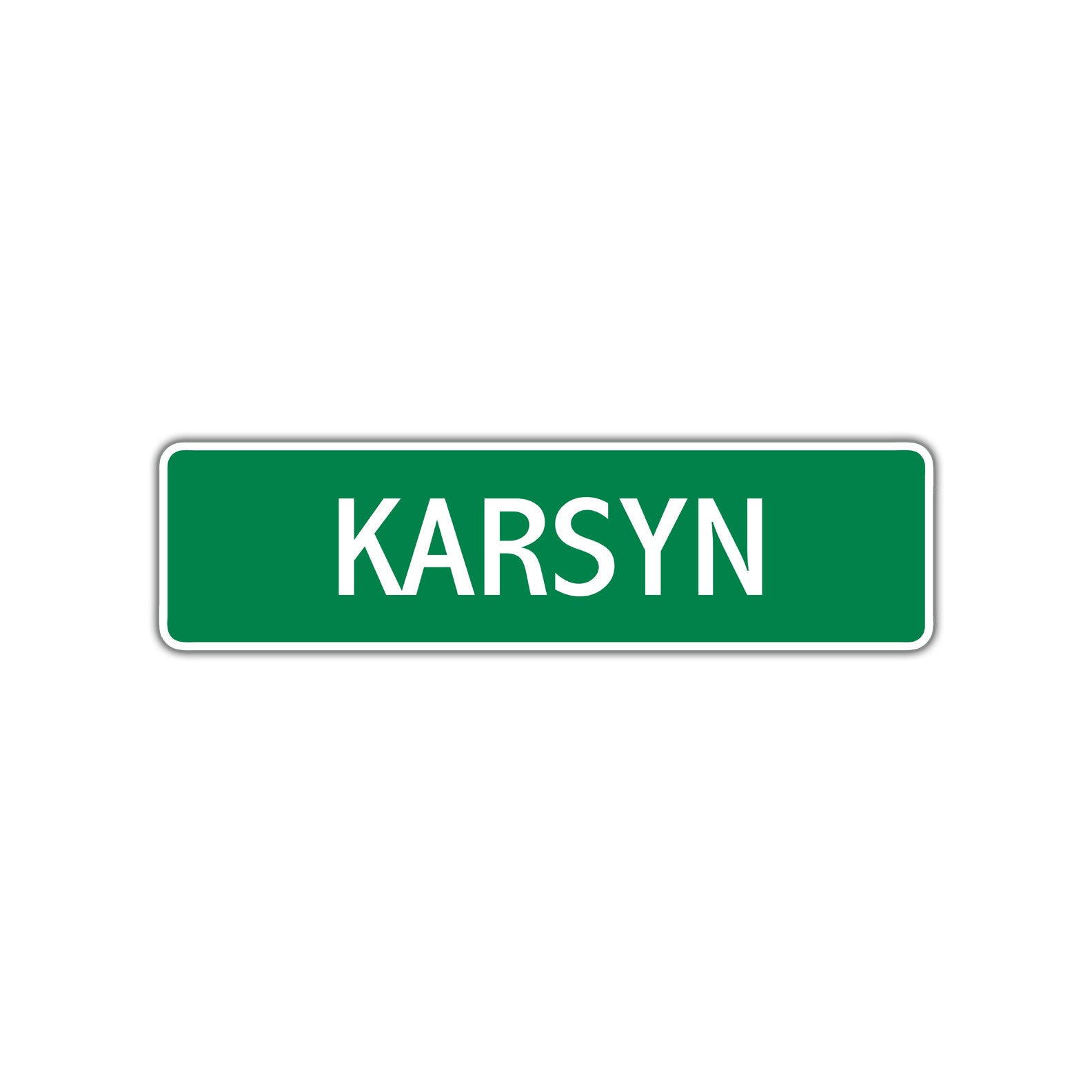 Karsyn Street Sign Plate