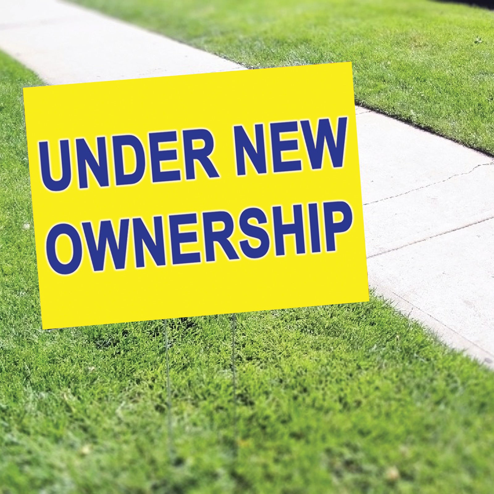 Under New Ownership Coroplast Yard Sign – Sign Fever