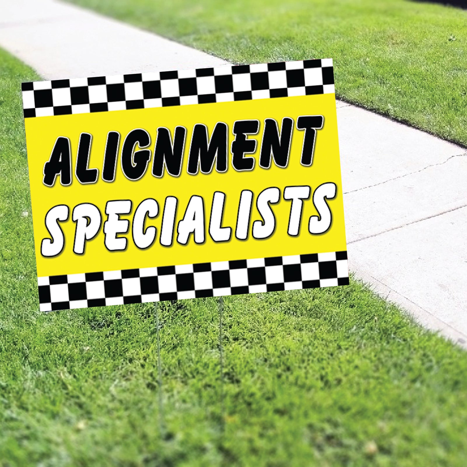 Alignment Specialists Coroplast Yard Sign - Sign Fever