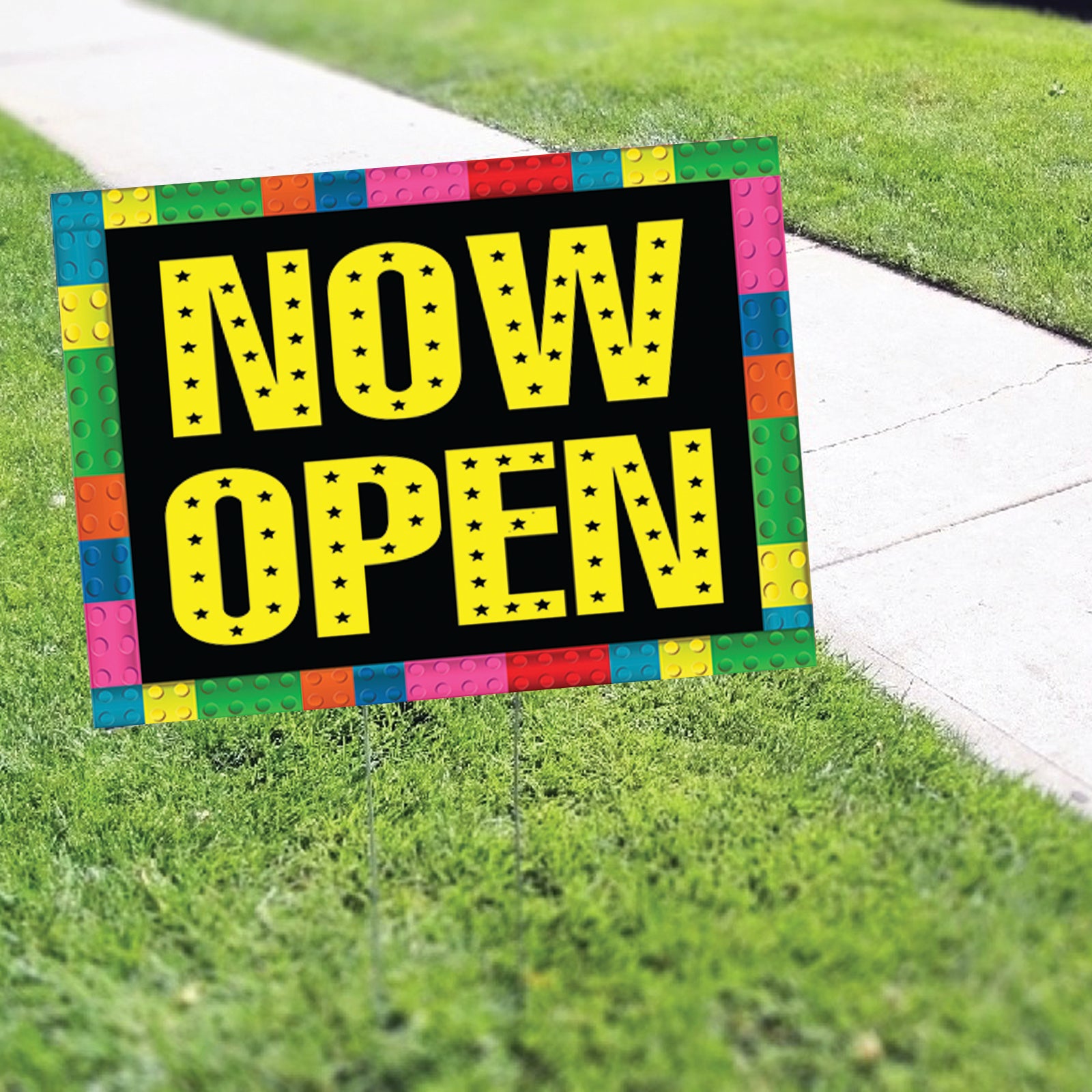 Now Open Coroplast Yard Sign – Sign Fever