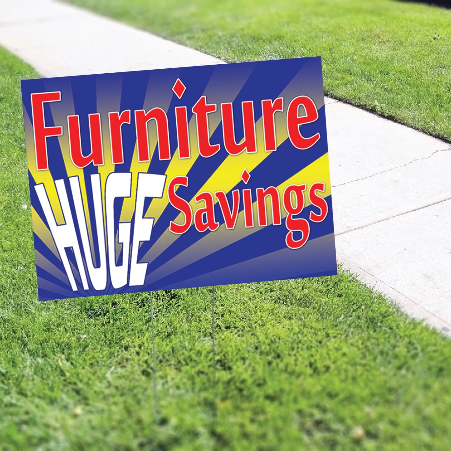 Furniture Huge Saving Coroplast Yard Sign