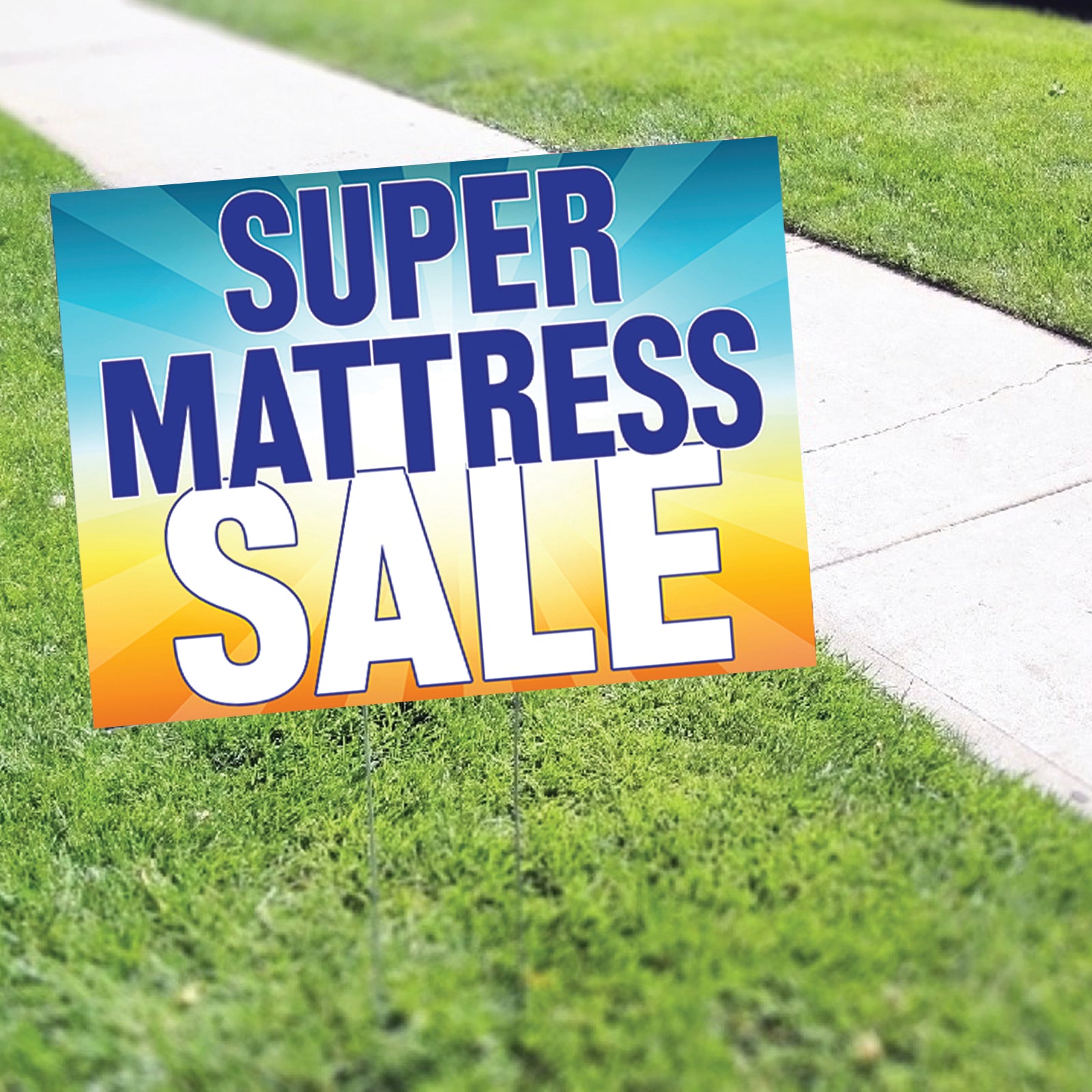 Super Mattress Sale Coroplast Yard Sign