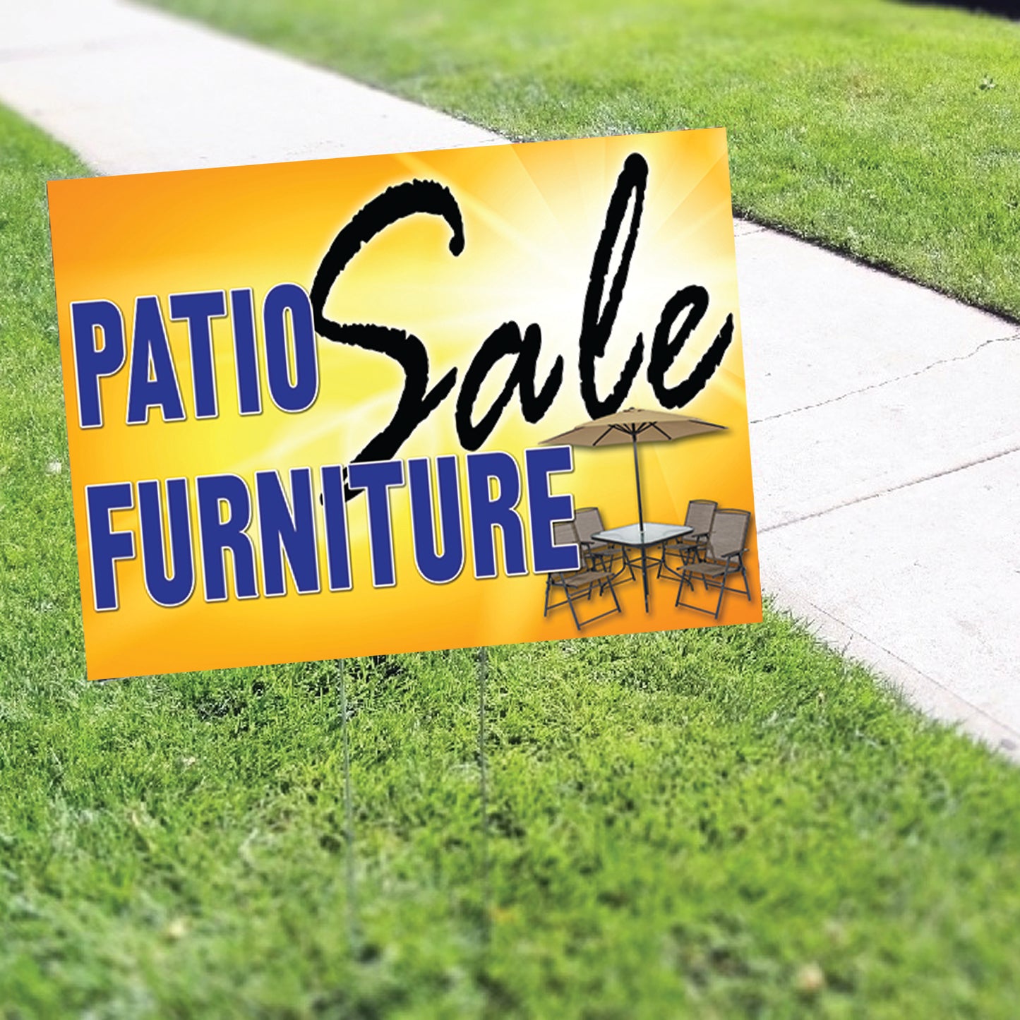 Patio Furniture Sale Coroplast Yard Sign