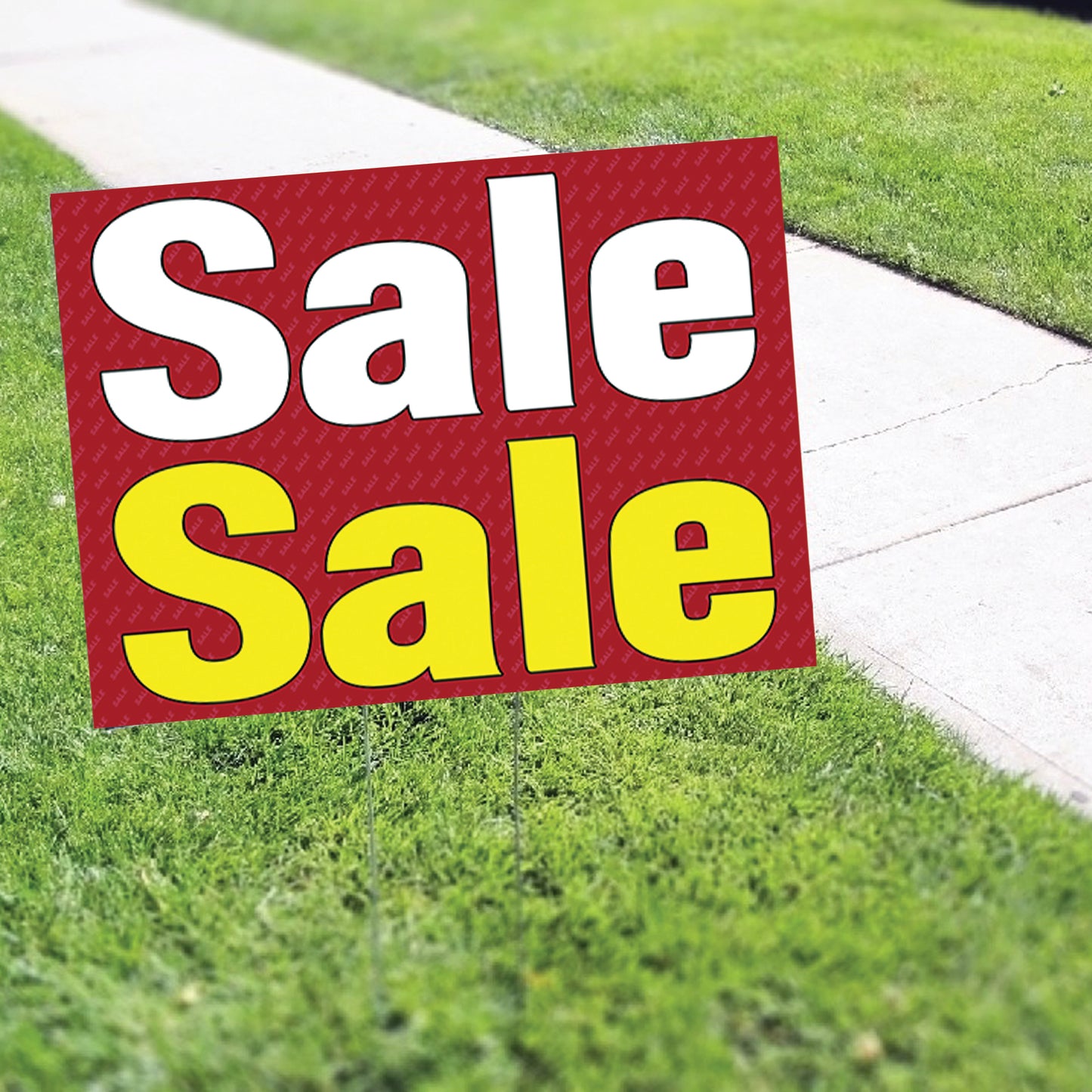 Sale Sale Coroplast Yard Sign