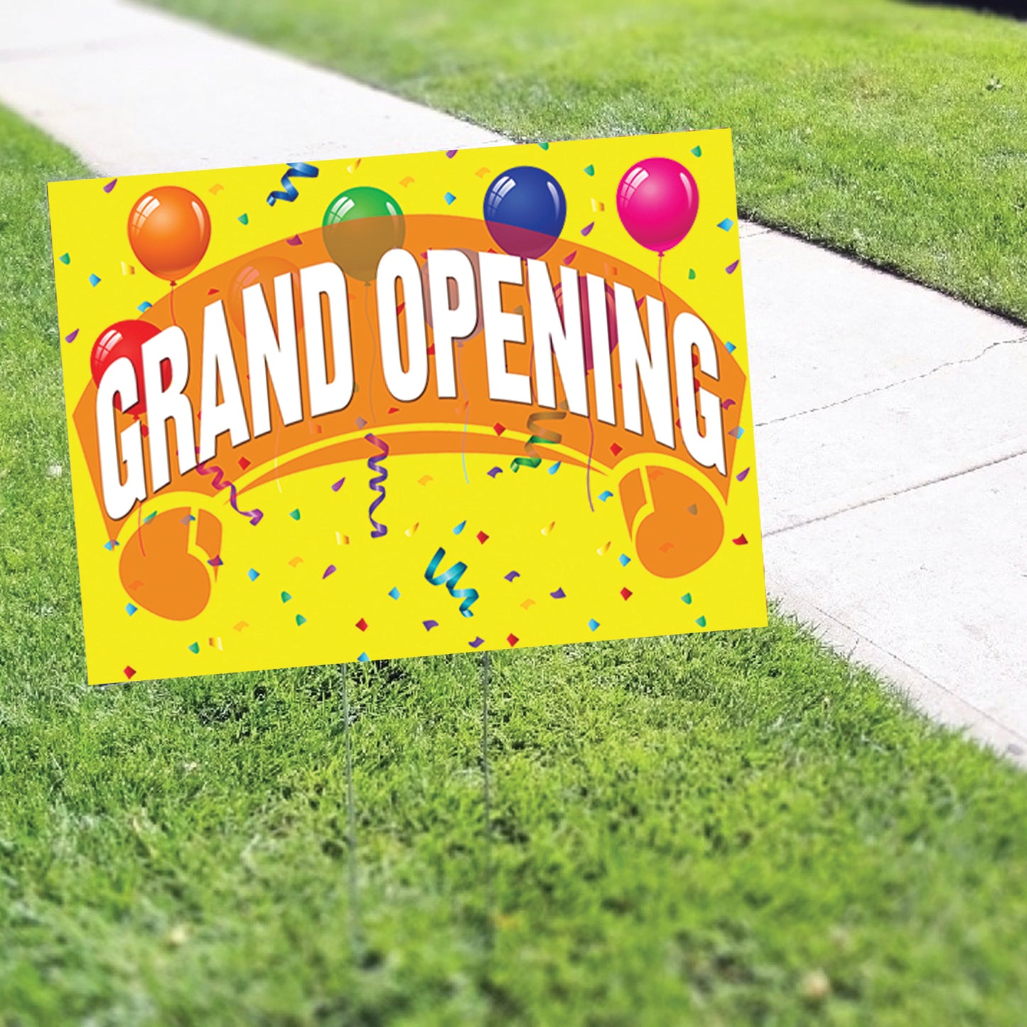 Grand Opening Coroplast Yard Sign