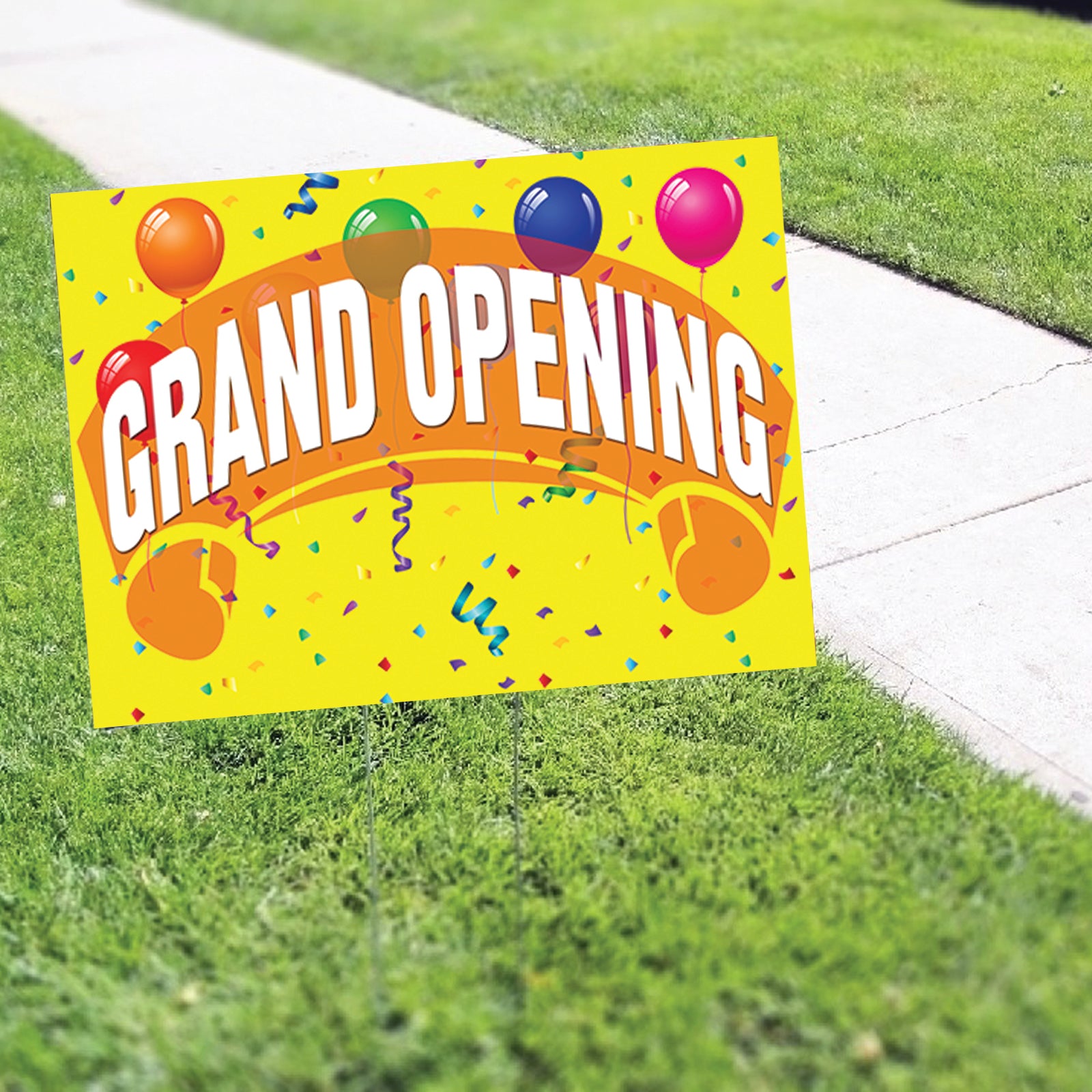 Grand Opening Coroplast Yard Sign
