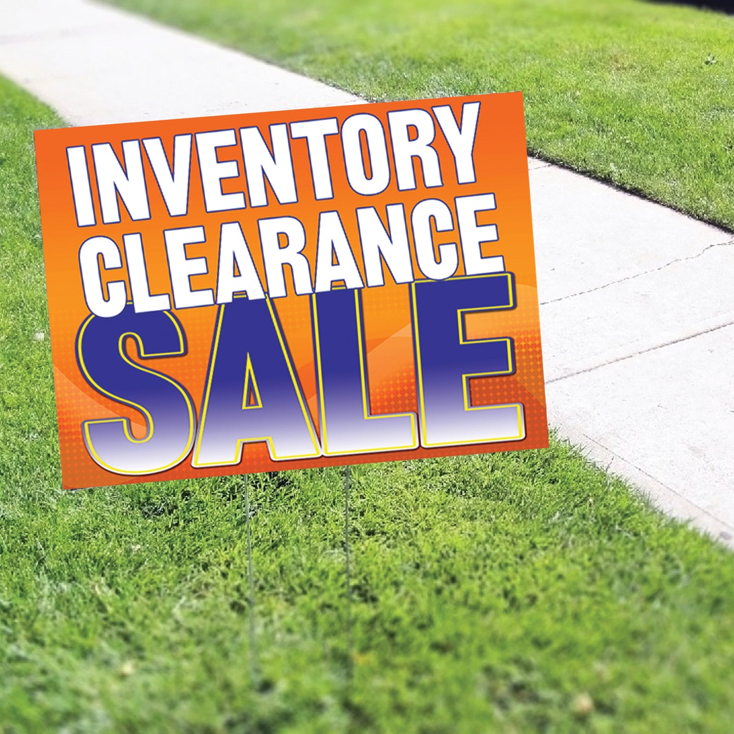 Inventory Clearance Sale Coroplast Yard Sign