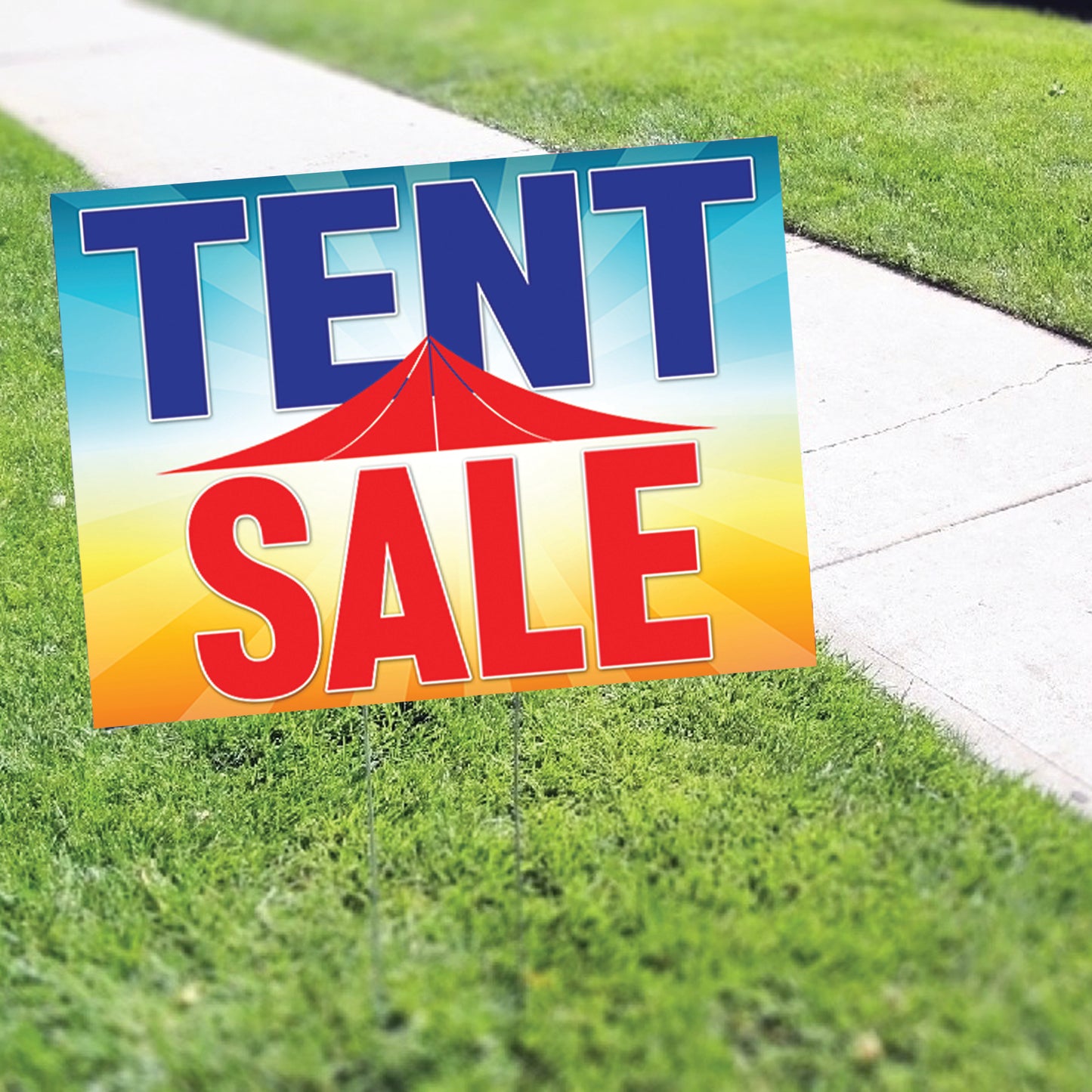 Tent Sale Coroplast Yard Sign