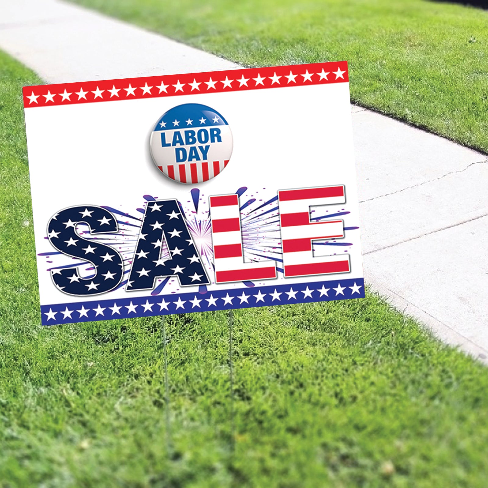 Labour Day Sale Coroplast Yard Sign