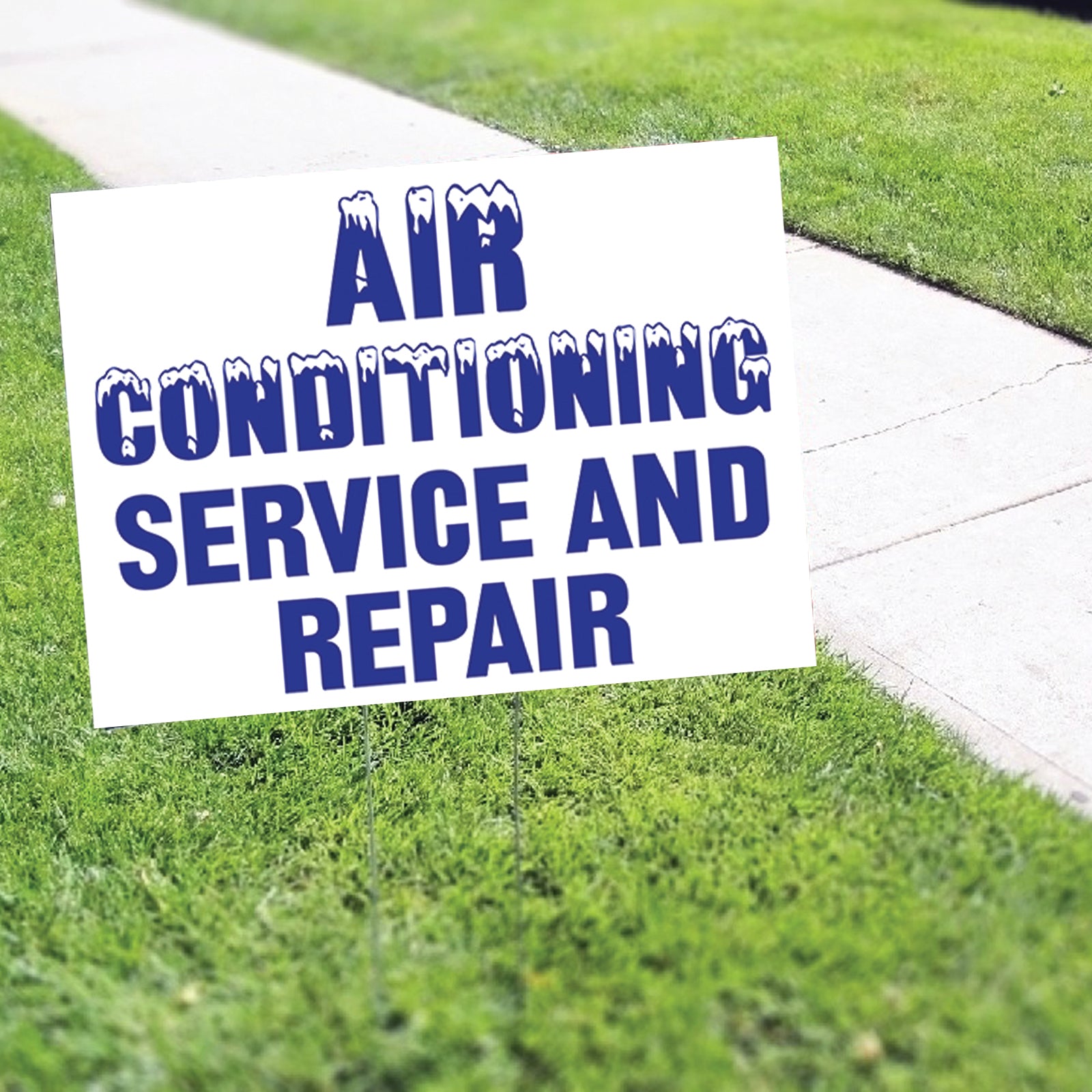Air Condition Service And Repair Coroplast Yard Sign