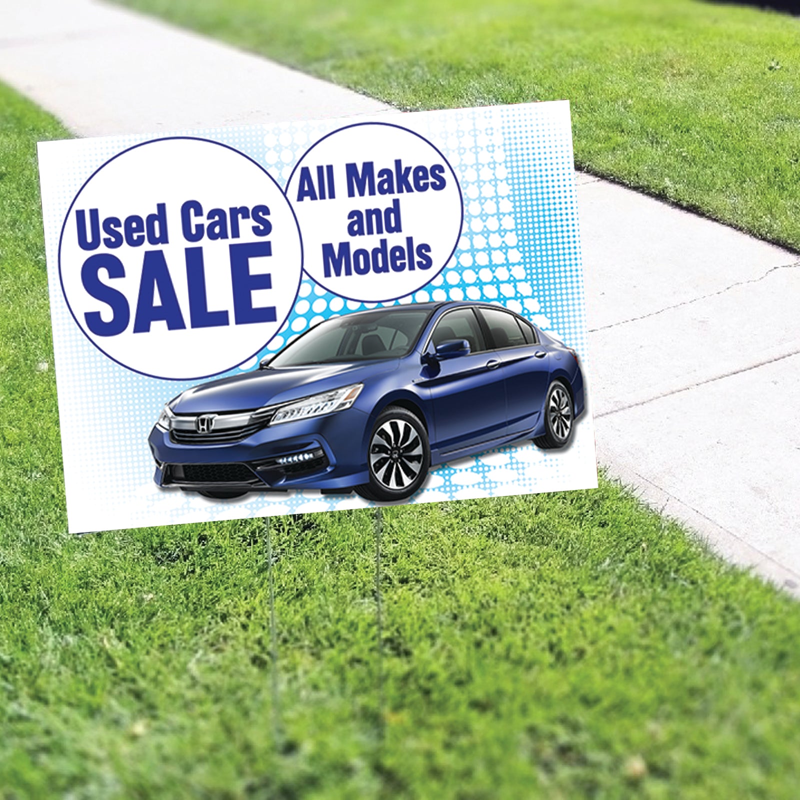 Used Car Sales All Makes And Models Coroplast Yard Sign – Sign Fever