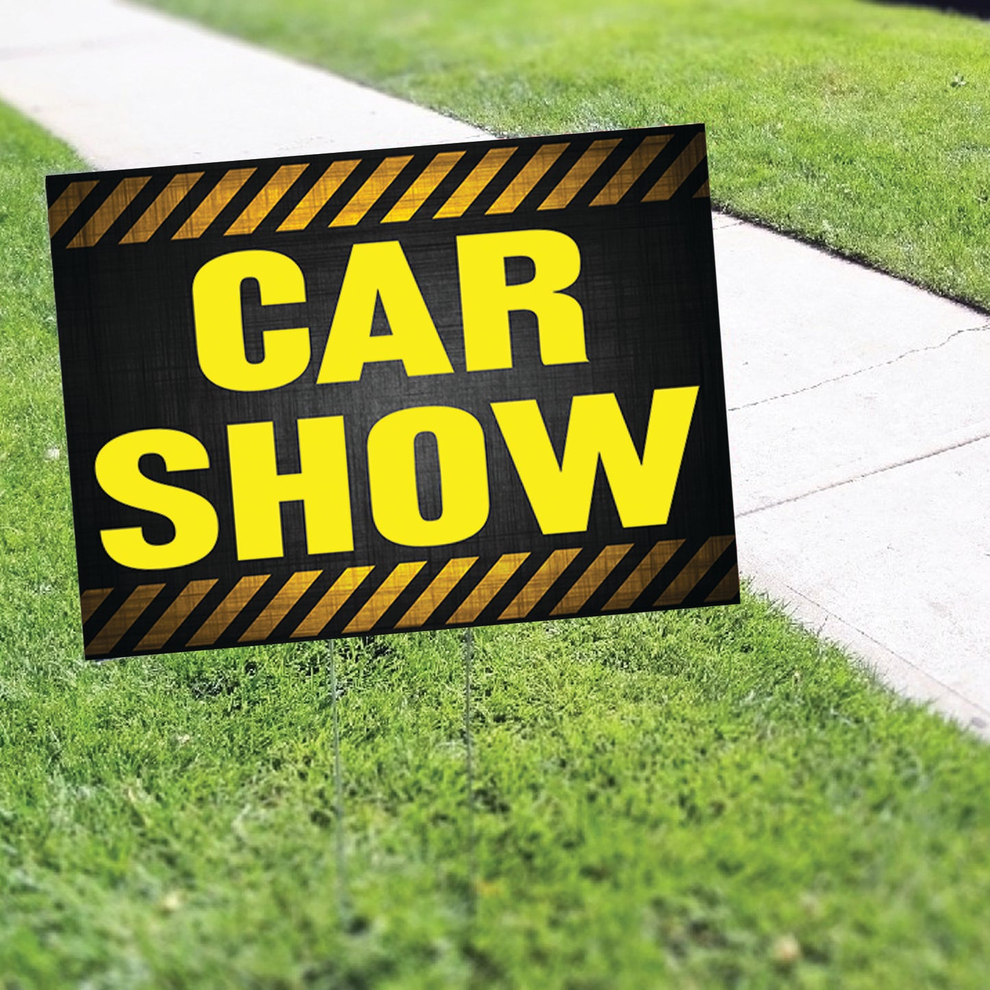 Car Show Coroplast Yard Sign