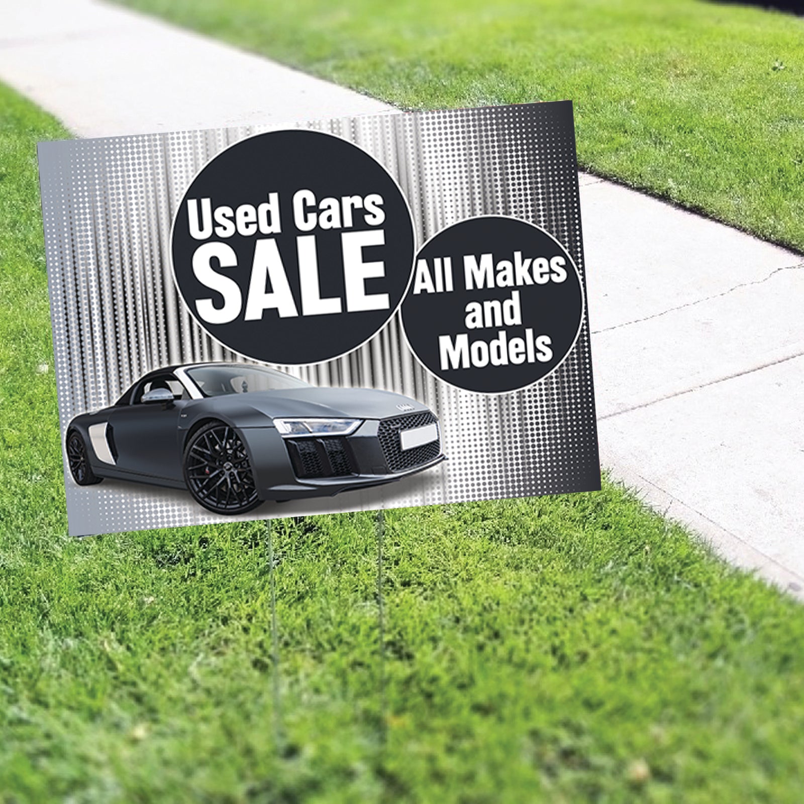Used Car Sale Coroplast Yard Sign – Sign Fever