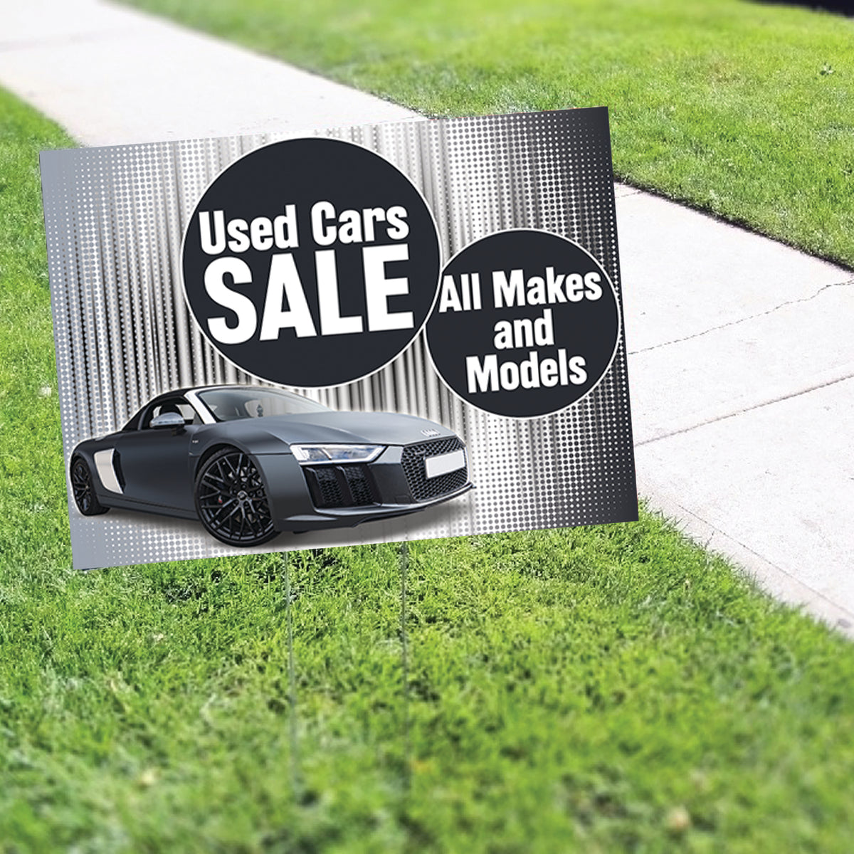 Used Car Sale Coroplast Yard Sign – Sign Fever