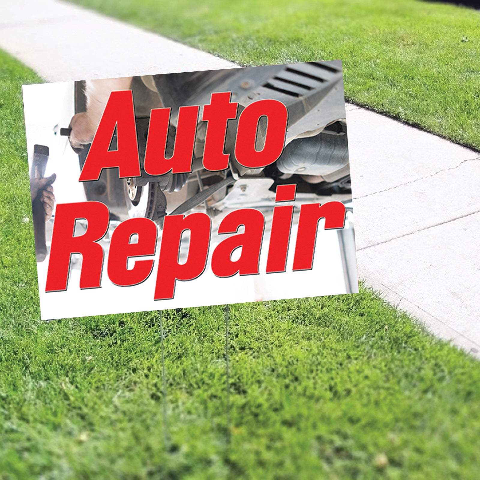 Auto Repair Coroplast Yard Sign – Sign Fever