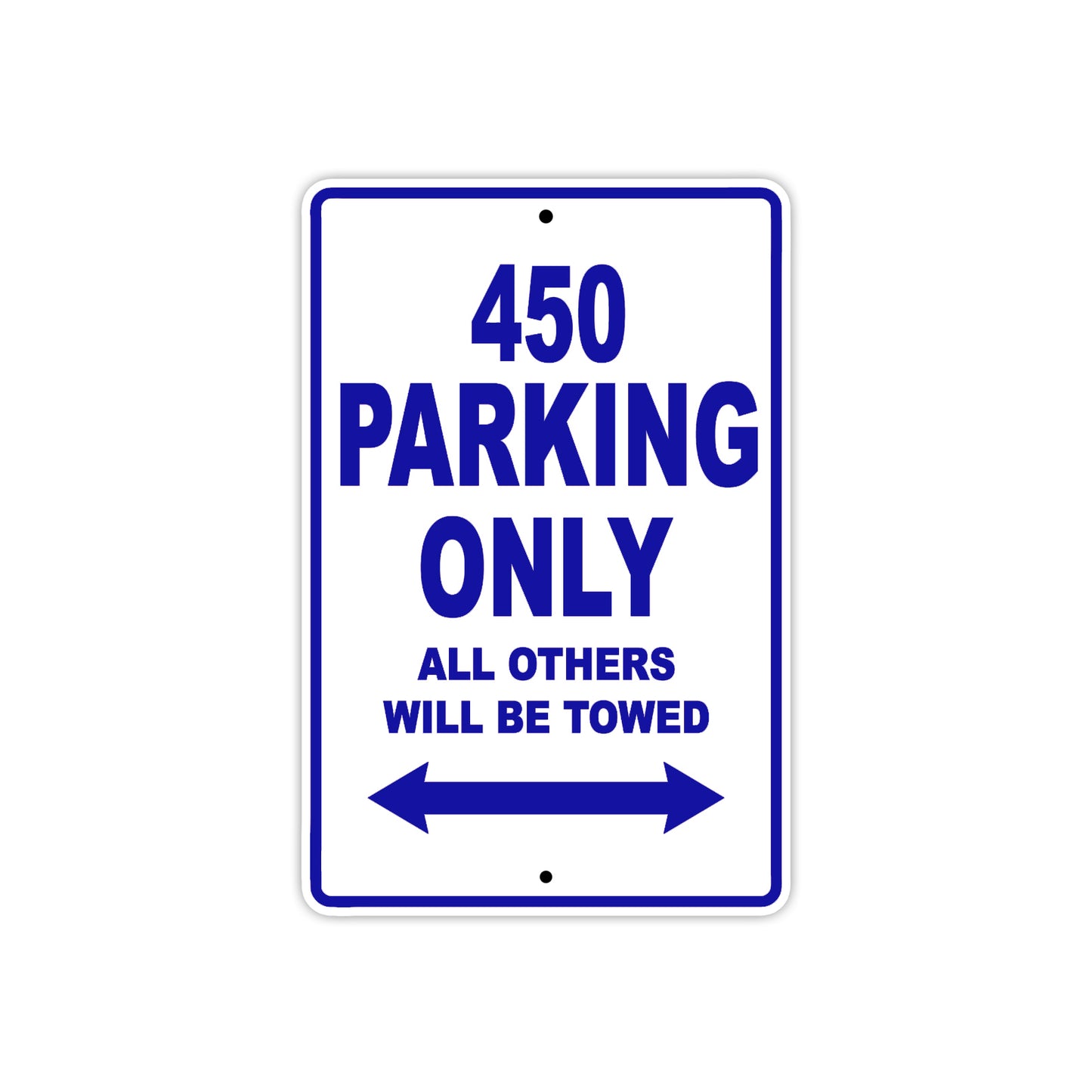 450 Motorcycle Bike Parking Only All Others Will Be Towed Metal Sign Plate