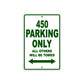 450 Motorcycle Bike Parking Only All Others Will Be Towed Sign Plate