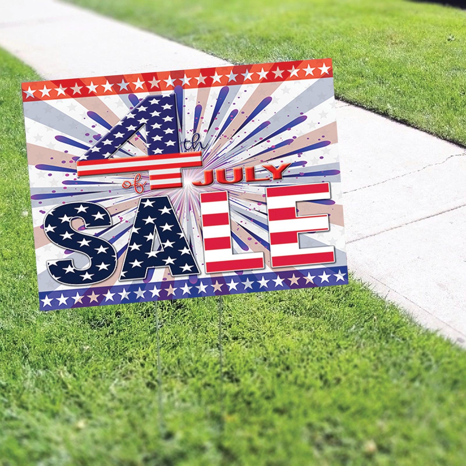 4th July Sale Coroplast Yard Sign – Sign Fever