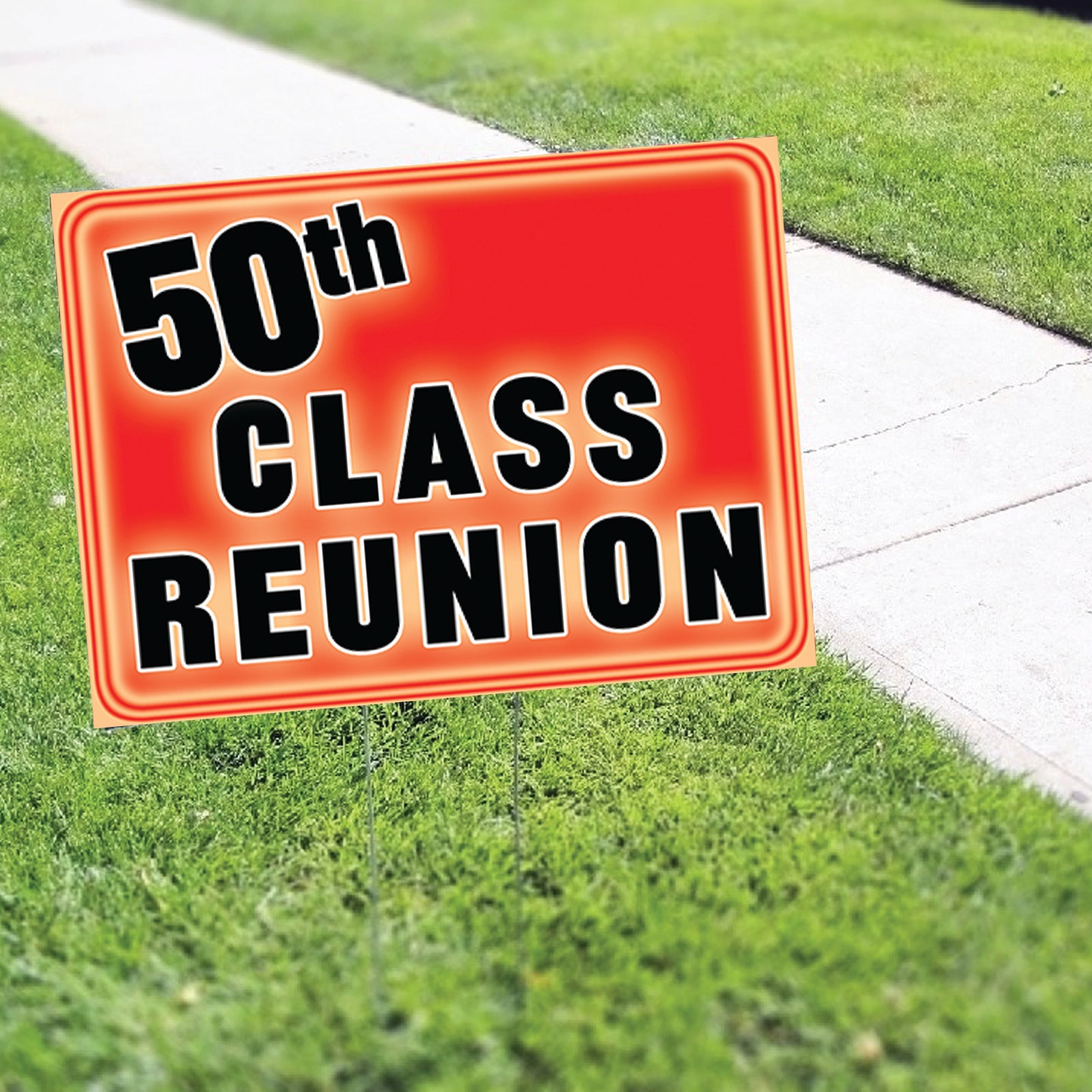 50th Class Reunion Coroplast Yard Sign