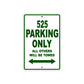 525 Motorcycle Parking Only All Others Will Be Towed Sign Plate