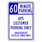 60 Minute Parking UPS Customers Only