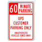 60 Minute Parking UPS Customers Only