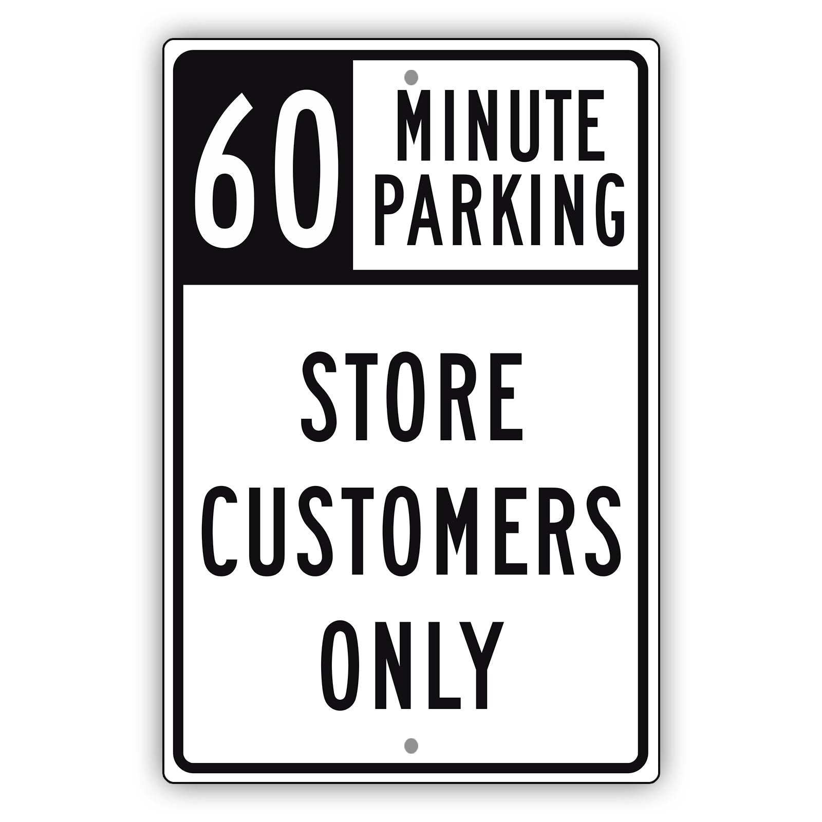 60 Minute Parking Store Customers Only