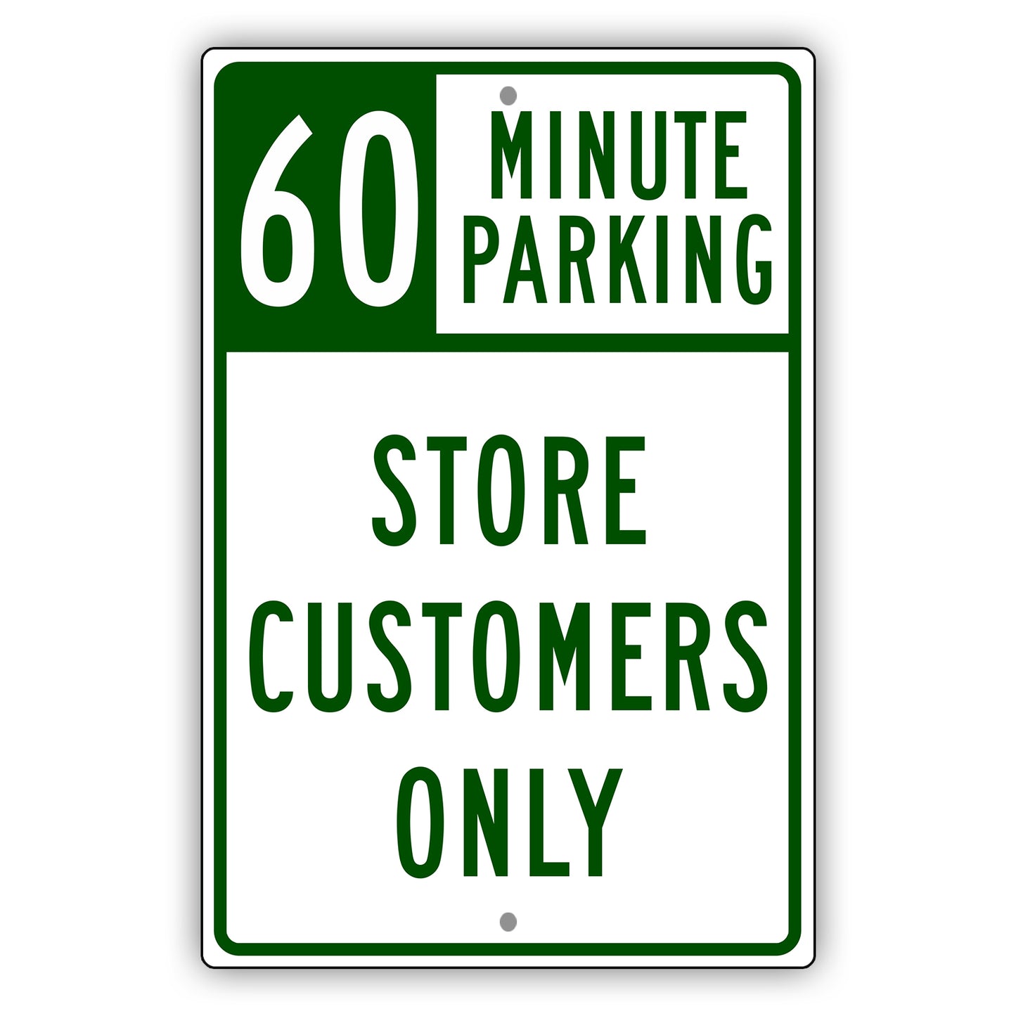 60 Minute Parking Store Customers Only
