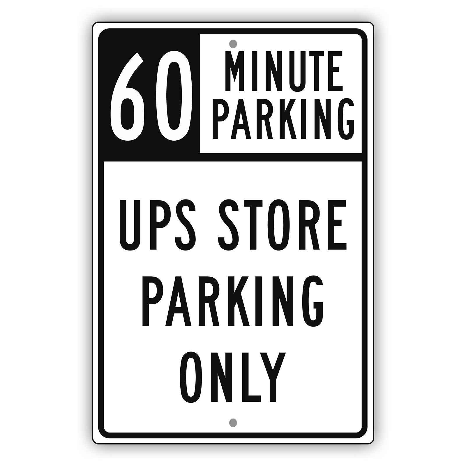 60 Minute Parking UPS Store Parking Only