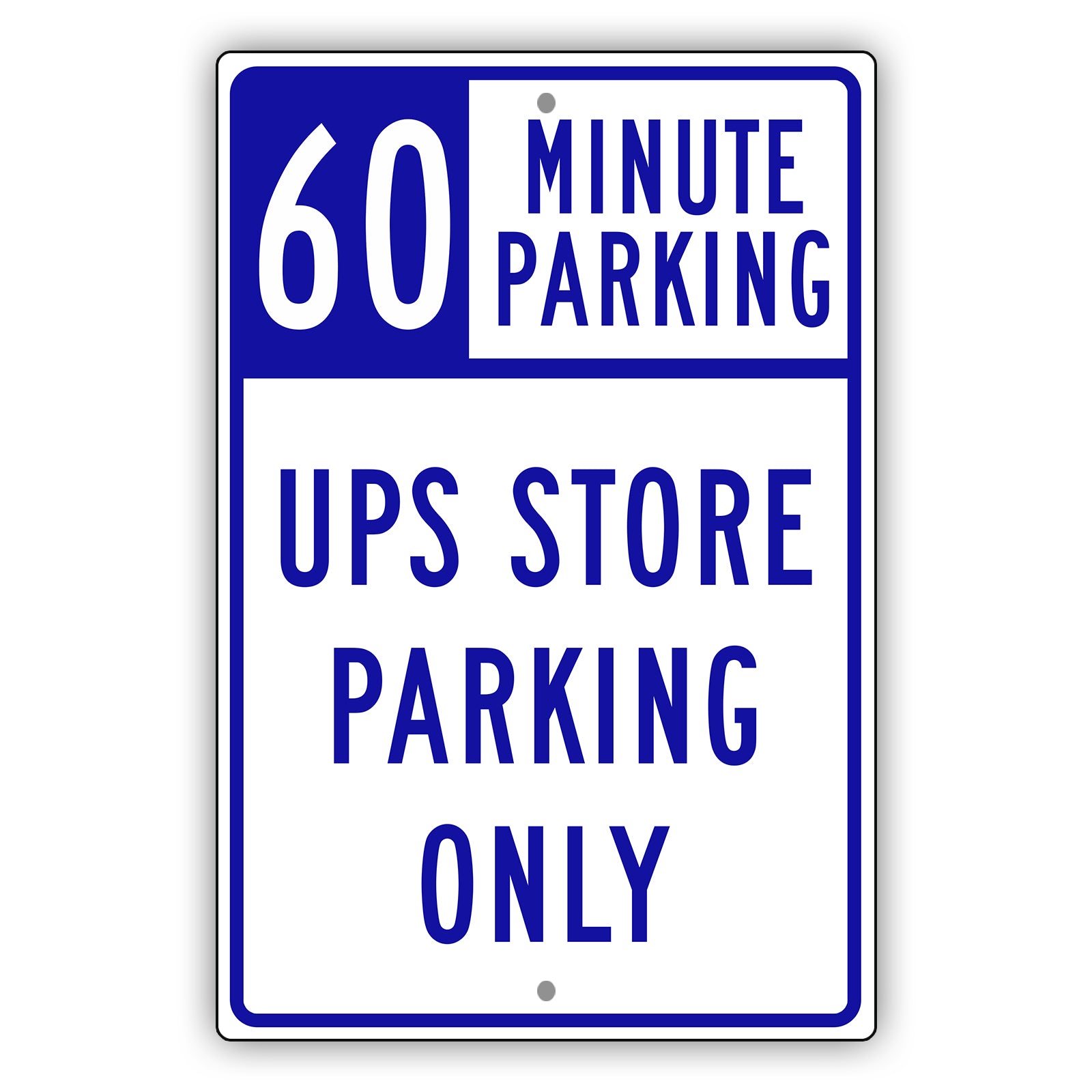 60 Minute Parking UPS Store Parking Only
