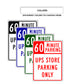 60 Minute Parking UPS Store Parking Only