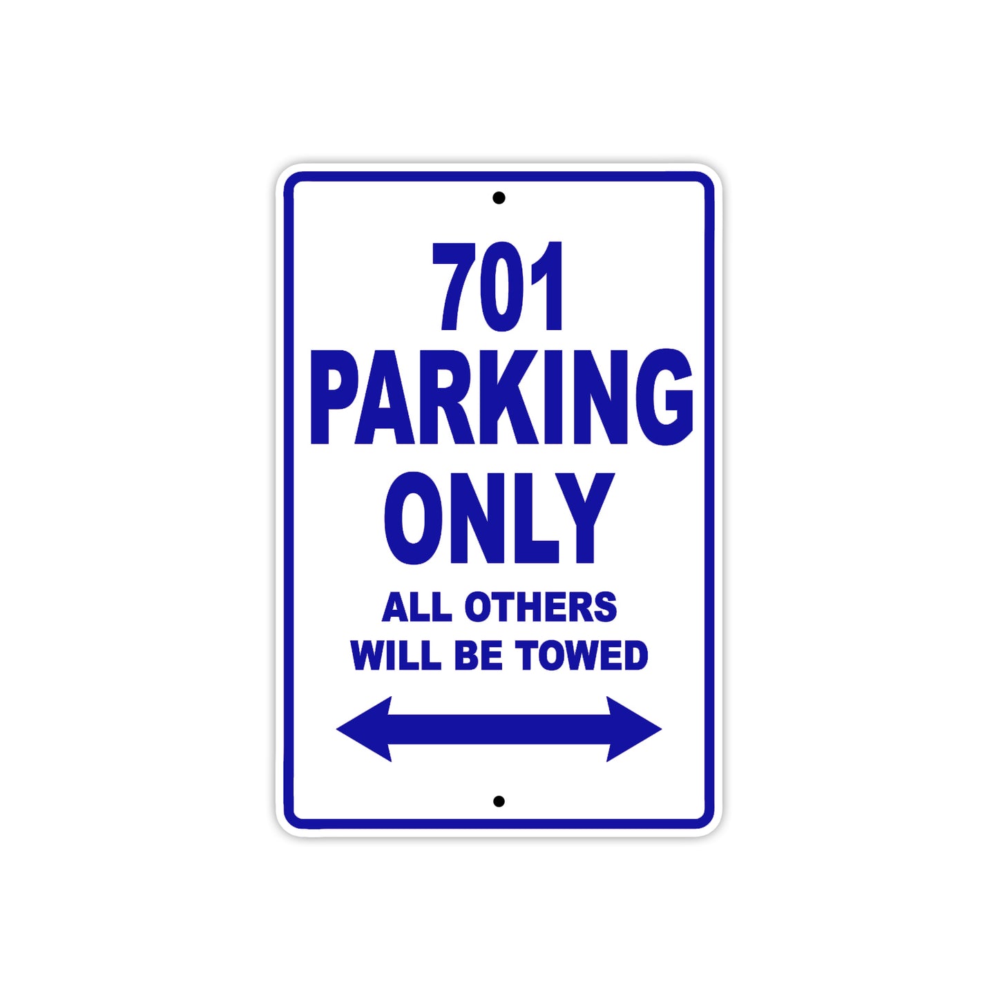 701 Motorcycle Bike Parking Only All Others Will Be Towed Metal Sign Plate