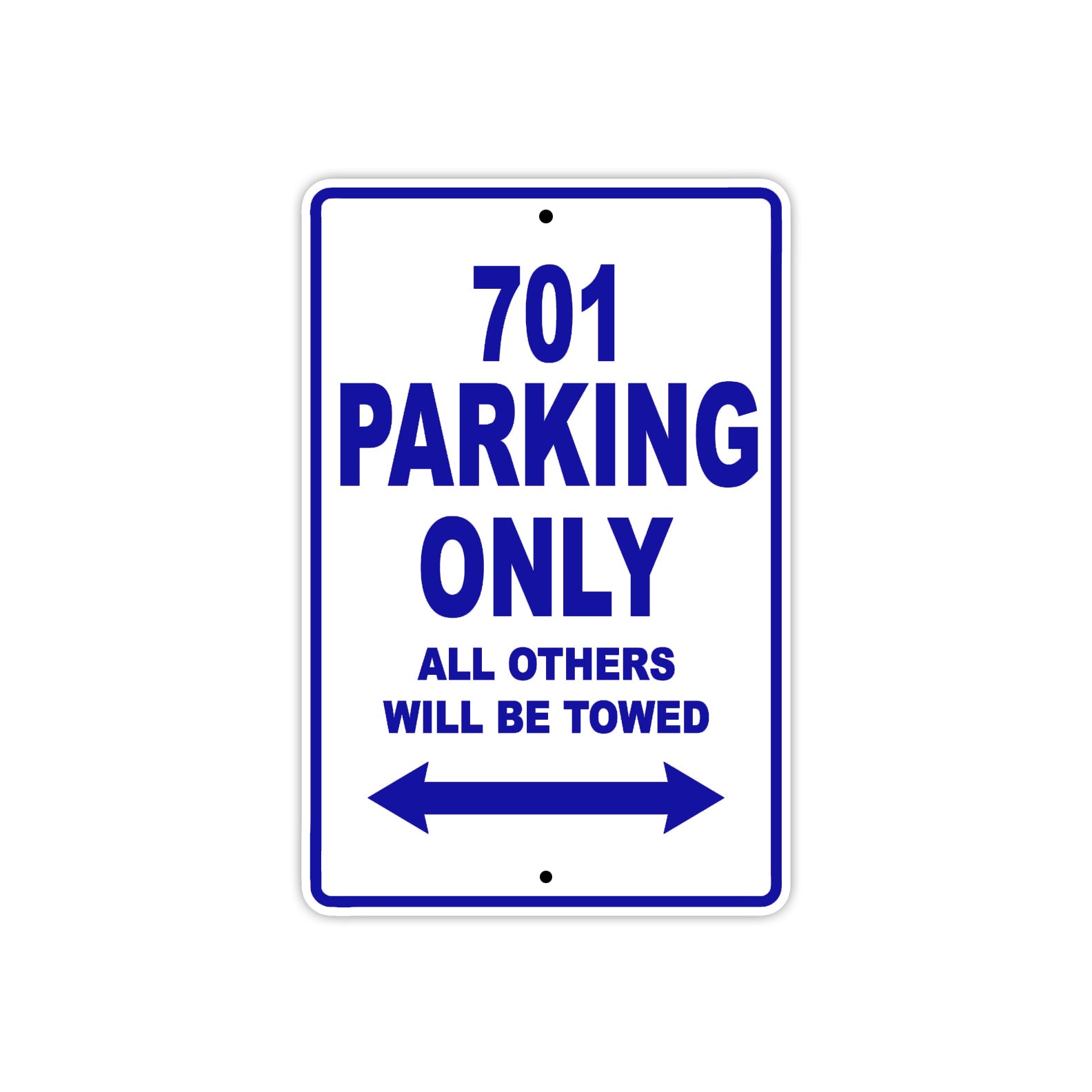 701 Motorcycle Bike Parking Only All Others Will Be Towed Metal Sign Plate