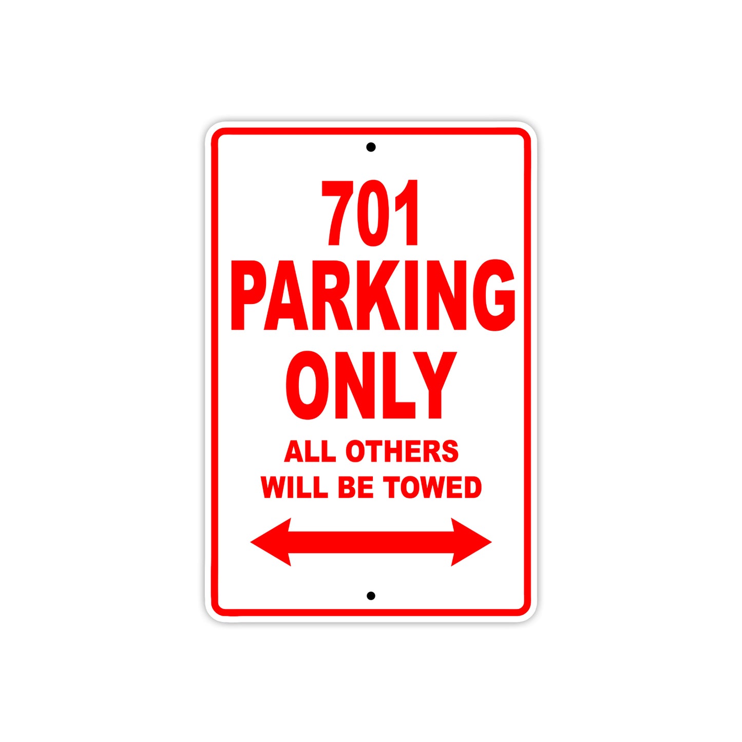 701 Motorcycle Bike Parking Only All Others Will Be Towed Sign