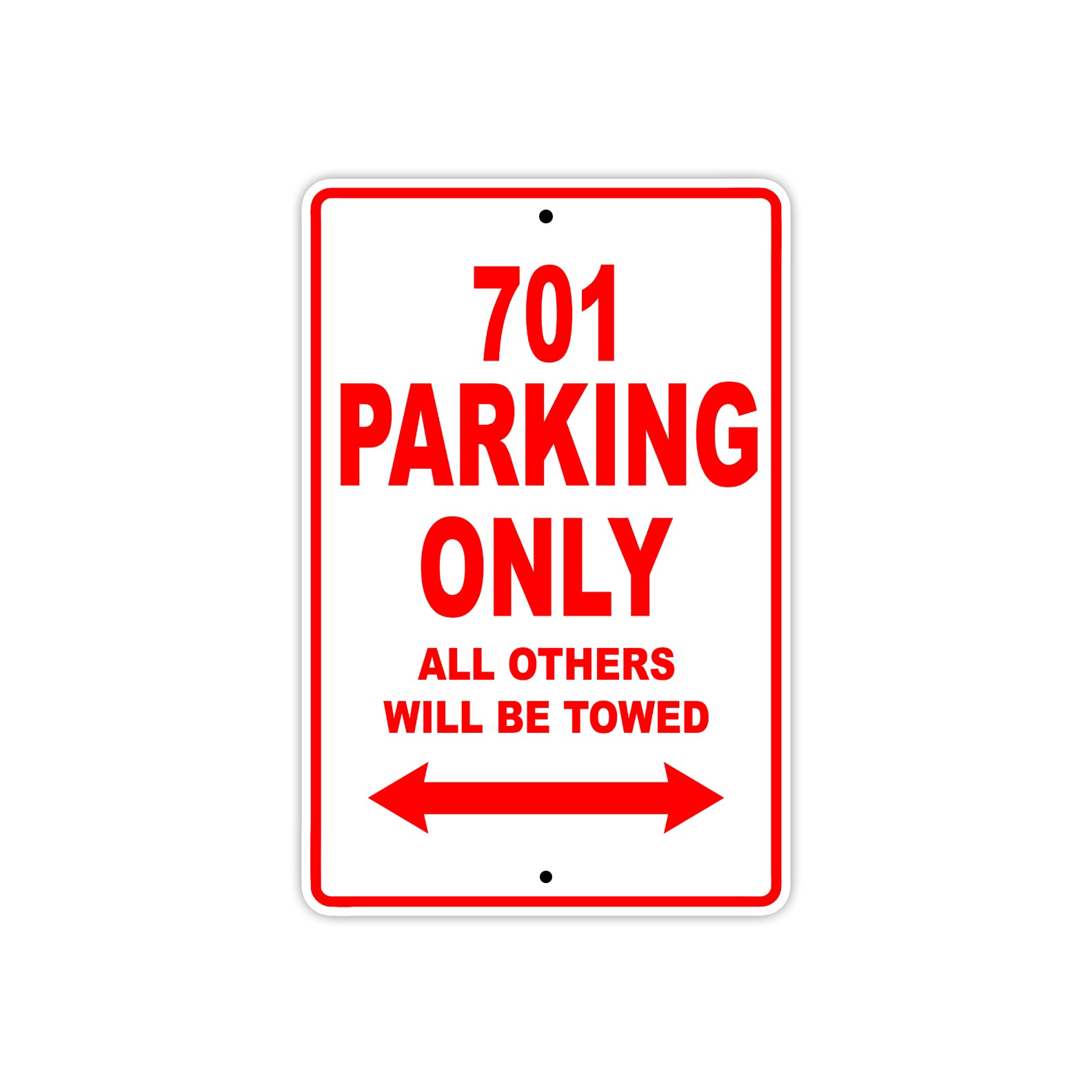 701 Motorcycle Bike Parking Only All Others Will Be Towed Sign