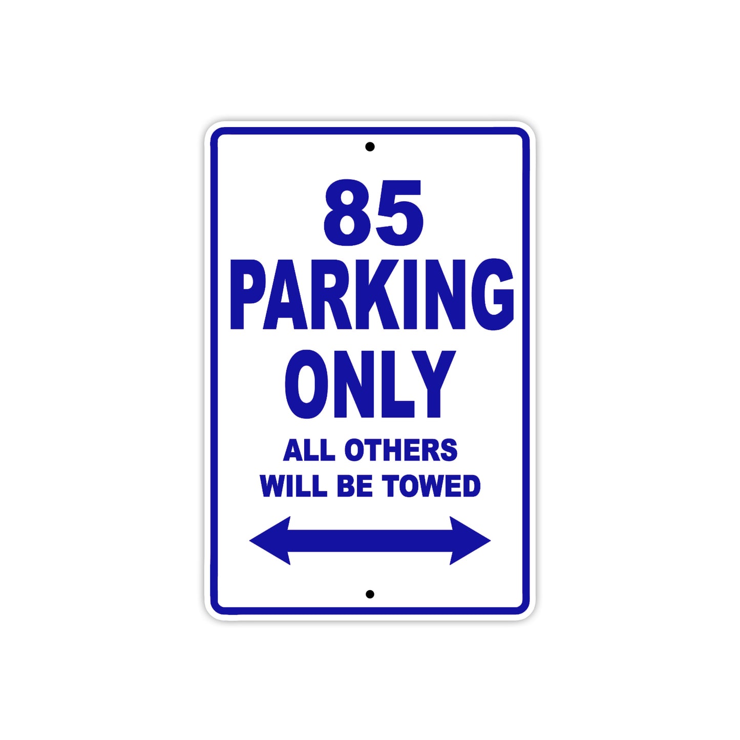 85 Motorcycle Parking Only All Others Will Be Towed Metal Sign Plate 