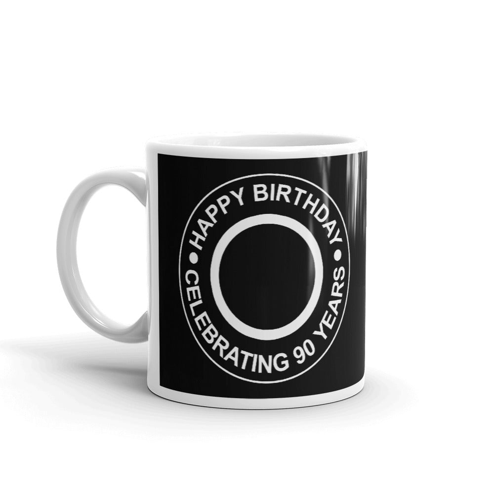 90th Birthday Gifts Happy Birthday Celebrating 90 Years Coffee Mug Tea Cup/Mug