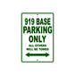 919 Base Motorbike Parking Only All Others Will Be Towed Sign Plate