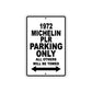 972 Michelin PLR Car Parking Only All Others Will Be Towed Metal Sign 